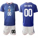 Custom Youth Kid Japan 2026   world cup national team home Jersey kit set