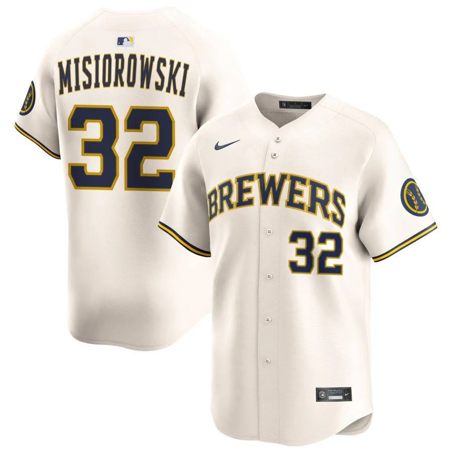 Men & Youth Jacob Misiorowski  brewers 32  baseball jersey