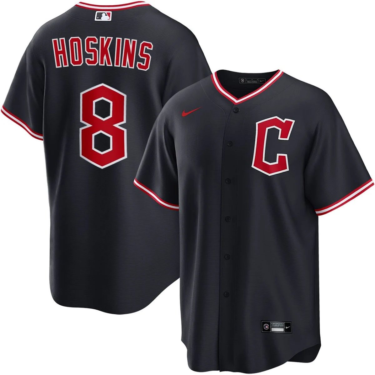 Men & Youth rhys hoskins guadians 8  baseball  jersey  blue