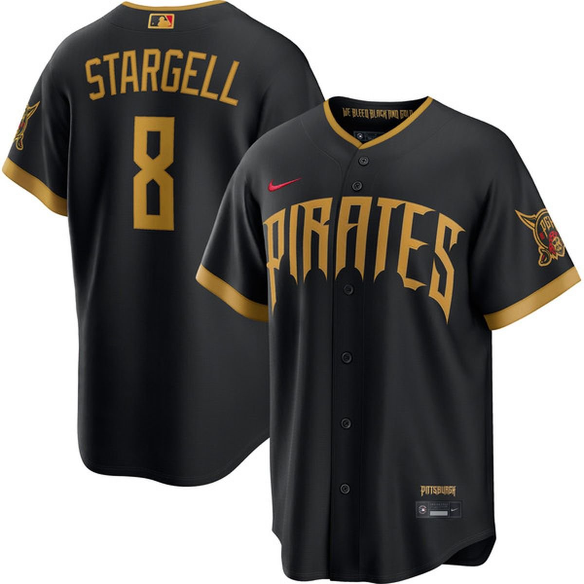 Men & Youth willie stargell pirates 8  city connect jersey black 2026