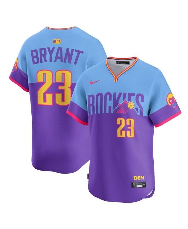 Men & Youth Kris bryant Rockies 23 city connect jersey 2026
