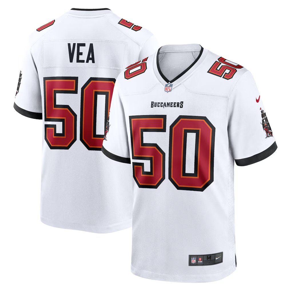 Men & Youth Vita Vea   Tamp Bay BUCS 50  football  jersey white