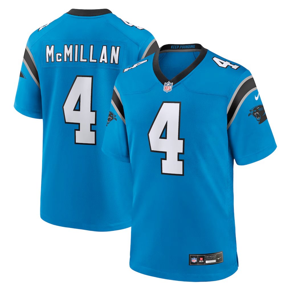 Men & Youth Tetairoa McMillan jersey  49ers 15 game jersey blue