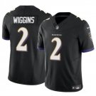 Men & Youth nate wiggins ravens 2 game  jersey black