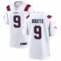 Men & Youth Kayshon Boutte patriots 9 game jersey white