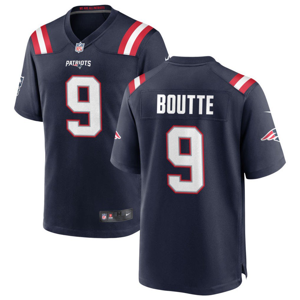 Men & Youth Kayshon Boutte  patriots 9  game  jersey blue