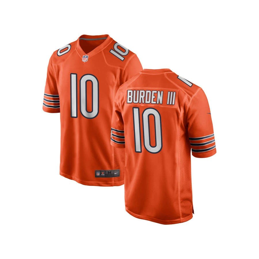Men & Youth Luther Burden III  bears 10  game  jersey orange