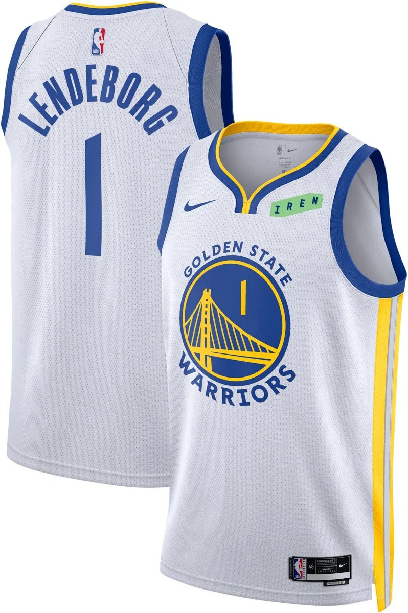 Men & Youth Yaxel Lendeborg  jersey  warriors 1    jersey white