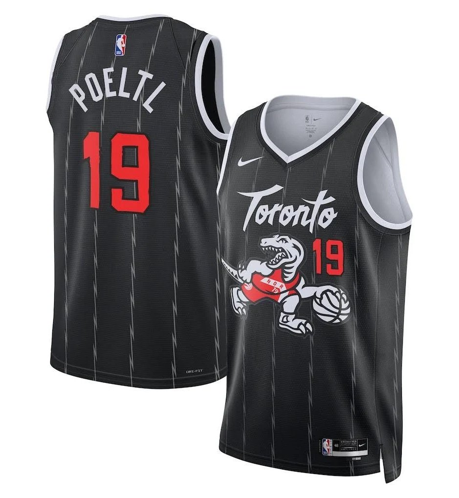 Men & Youth Jakob Poeltl   jersey  raptors  19 classic jersey