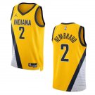 Men & Youth  Andrew Nembhard  pacers 2 icon jersey gold