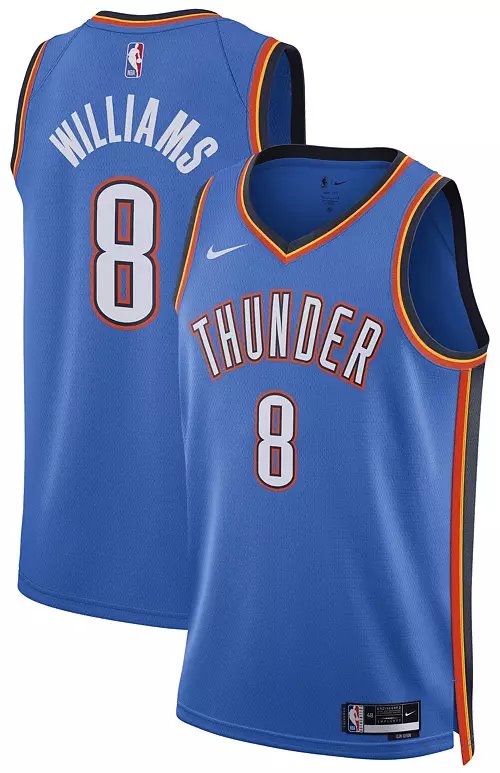 Men & Youth  jalen williams thunders 8  icon jersey blue