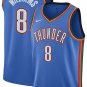 Men & Youth jalen williams thunders 8 icon jersey blue