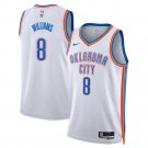 Men & Youth  jalen williams thunders 8  asscciation jersey white