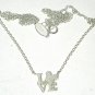 LA 925 DISNEY STERLING MICKEY MOUSE NECKLACE Laugh at Yourself Love Yourself