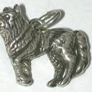 Sterling Silver Wolf figure charm Pendant Signed Liberty Southwestern vintage used