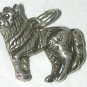 Sterling Silver Wolf figure charm Pendant Signed Liberty Southwestern vintage used