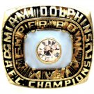 1982 Miami Dolphins AFC Champion ring