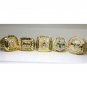 One Set 5 PCS 2000 2001 2002 2009 2010 Los Angeles Lakers National Baks