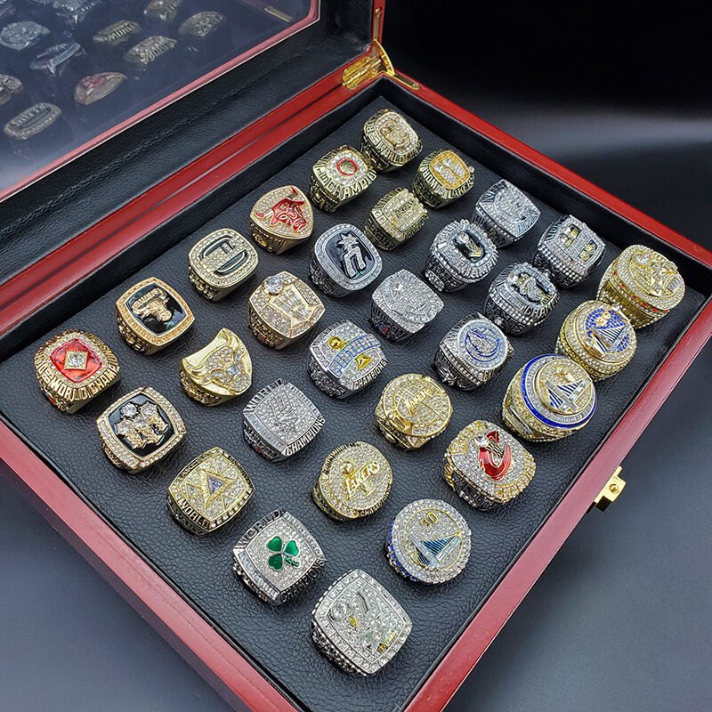 30pc-NBA basketball set ring
