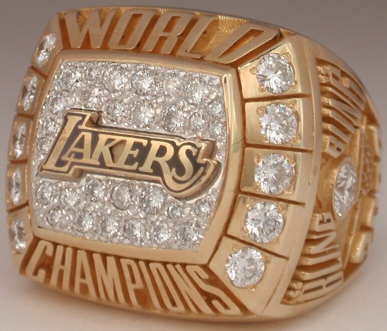 2000 los angles lakers BASKETBALL WORLD CHAMPIONSHIP RING