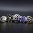5Pcs Chicago Cubs World Series Championship rings Size 11 Fans Gift