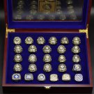 A Set New York Yankees World Series Championship rings Size 11 With Wo