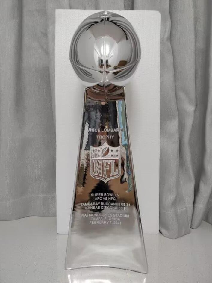 Tampa Bay Buccaneers Super Bowl LV Championship VINCE LOMBARDI Trophy