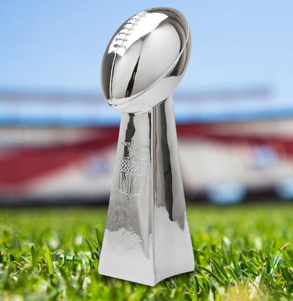 High Quality Super Bowl Championship VINCE LOMBARDI Trophy Fans Christ