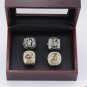 Size 11 LeBron James Basketball Championship rings With Wooden Display