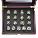 A Set Boston Celtics Basketball Championship rings 17Pcs With Wooden D