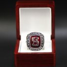 Size 11 North Carolina State Wolfpack 1974 Championship ring With Wood