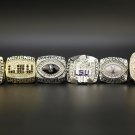 6Pcs Louisiana State LSU Tigers National Championship rings Size 11 Fa
