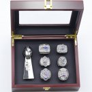 A Set New England Patriots Super Bowl & Trophy Championship Rings