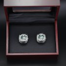 A Set Philadelphia Eagles 2017 WENTZ+FOLES Super Bowl Championship Rin