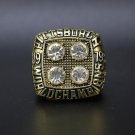 Size 11 Pittsburgh Steelers 1979 Super Bowl Championship Gold Ring Fan