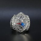 Size 11 New England Patriots 2004 Super Bowl Championship Silver Ring