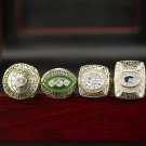 A Set Green Bay Packers 1966 1967 1996 2010 Super Bowl Championship Ri