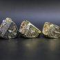 A Set Denver Broncos 1997 1998 2015 Super Bowl Championship Rings With