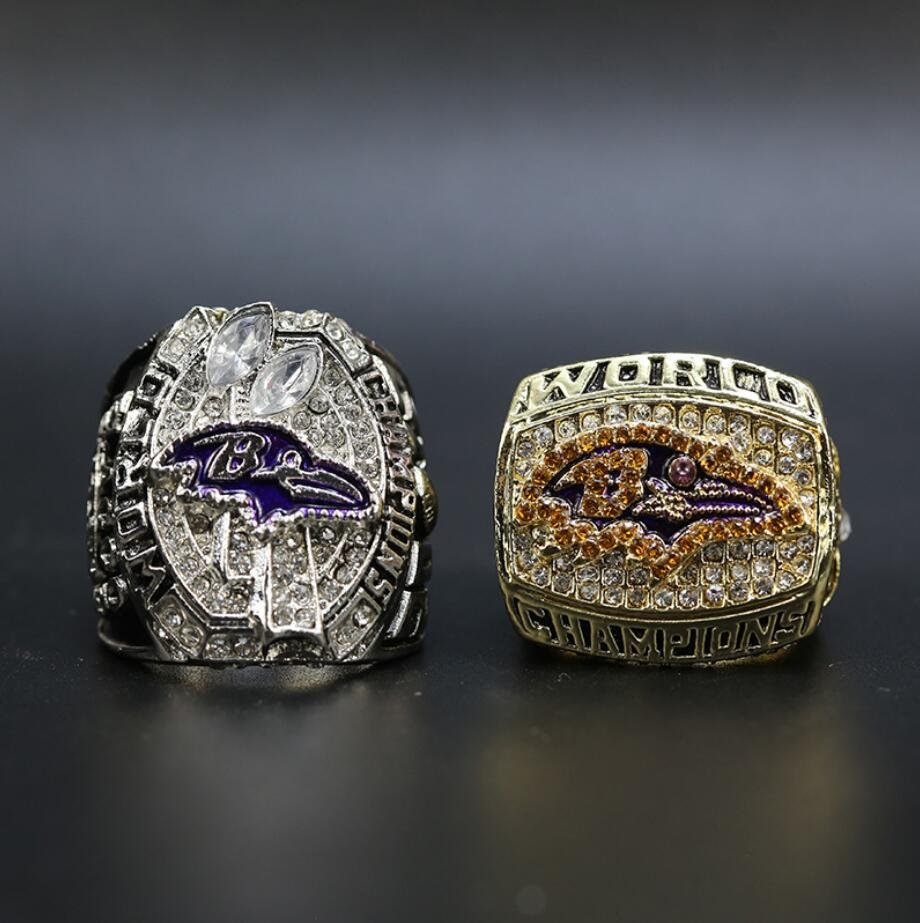 Size 11 Baltimore Ravens 2000 2012 Super Bowl Championship Rings Fans