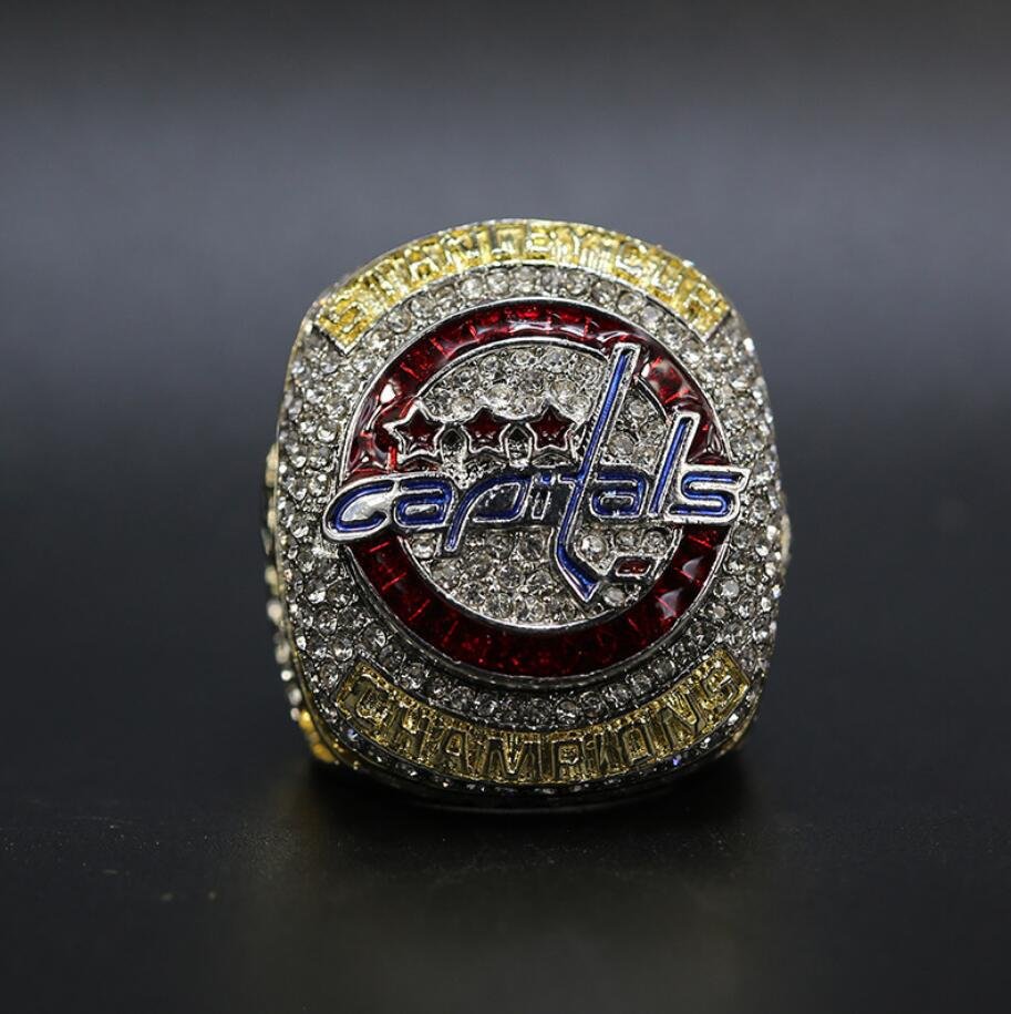 Size 11 Washington Capitals 2018 Stanley Cup Championship ring Fans Gi