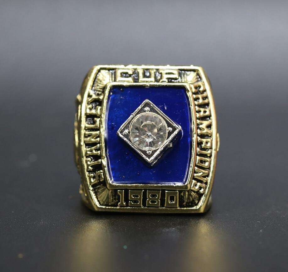 Size 11 New York Islanders 1980 Stanley Cup Championship ring Fans Gif