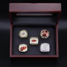 Detroit Red Wings 1986 1997 1998 2002 2008 Stanley Cup Championship ri
