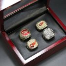 A Set Detroit Red Wings 1997 1998 2002 2008 Stanley Cup Championship r