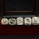 A Set Pittsburgh Penguins Stanley Cup Championship rings 5Pcs With Woo