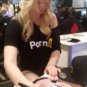 PORN STAR Charlotte Stokley signed XXX 8x10 Photo -PROOF- -CERTIFICATE- (J0039)