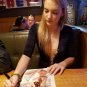 Kenna James signed model 8x10 Photo -PROOF- -CERTIFICATE- (A0007)