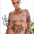 Leigh Raven signed XXX 8x10 Photo -PROOF- -CERTIFICATE- (A0075)