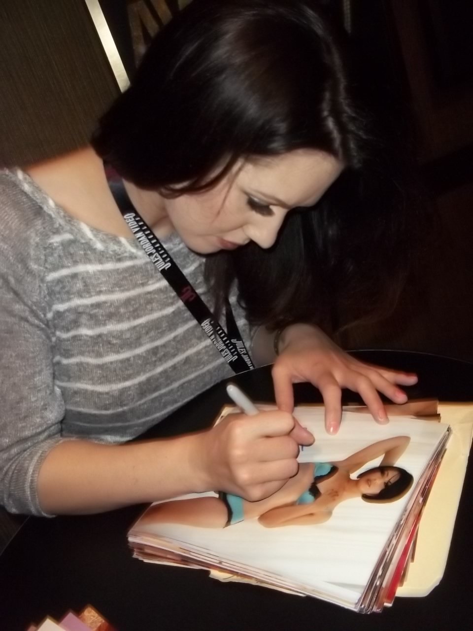 PORN STAR Sarah Shevon signed XXX 8x10 Photo PROOF CERTIFICATE (Z20)