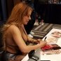 PORN STAR Nicky Ferrari signed XXX 8x10 Photo -PROOF- -CERTIFICATE- (J0010)