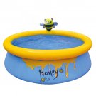 JLeisure 5' x 16.5" Bee Spray Inflatable Outdoor Above Ground Kid Swimming Pool